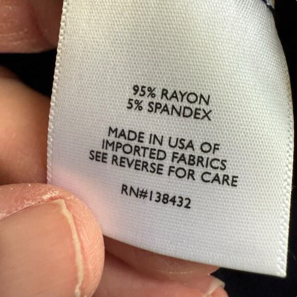 Modcloth Faux Wrap Dress L Blue Office Siren Minimalism Preppy Prep Feminine - Picture 6 of 10